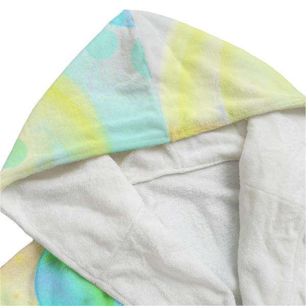 Bunter Bademantel Paolo aus Flanell – flauschig & farbenfroh, Größen S–2XL